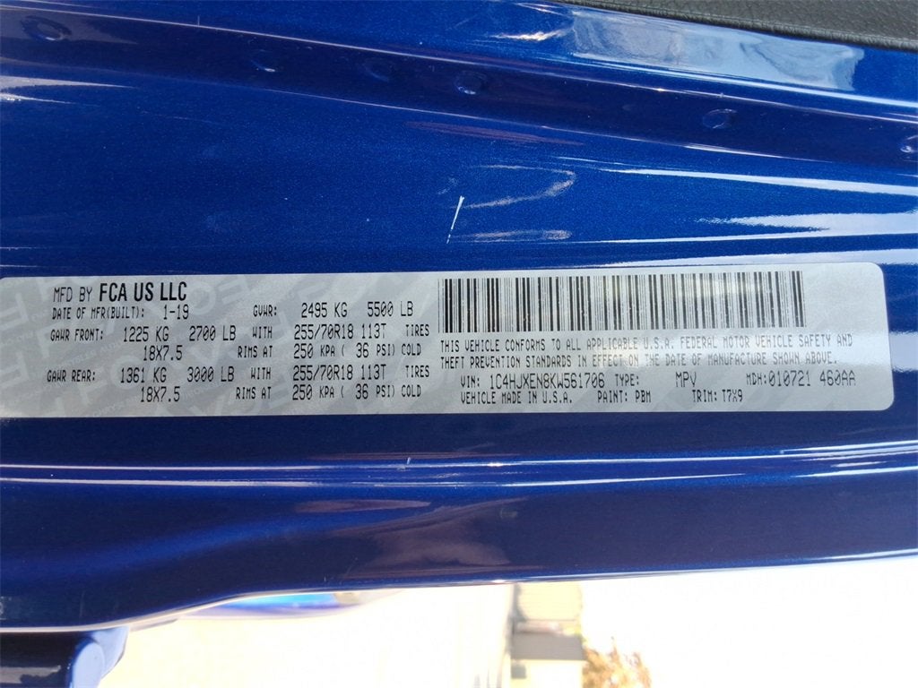 2019 Jeep Wrangler Unlimited Sahara 4x4