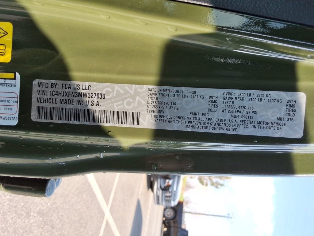 2021 Jeep Wrangler Unlimited Rubicon 4x4