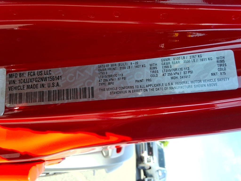 2022 Jeep Wrangler Unlimited Rubicon 4x4