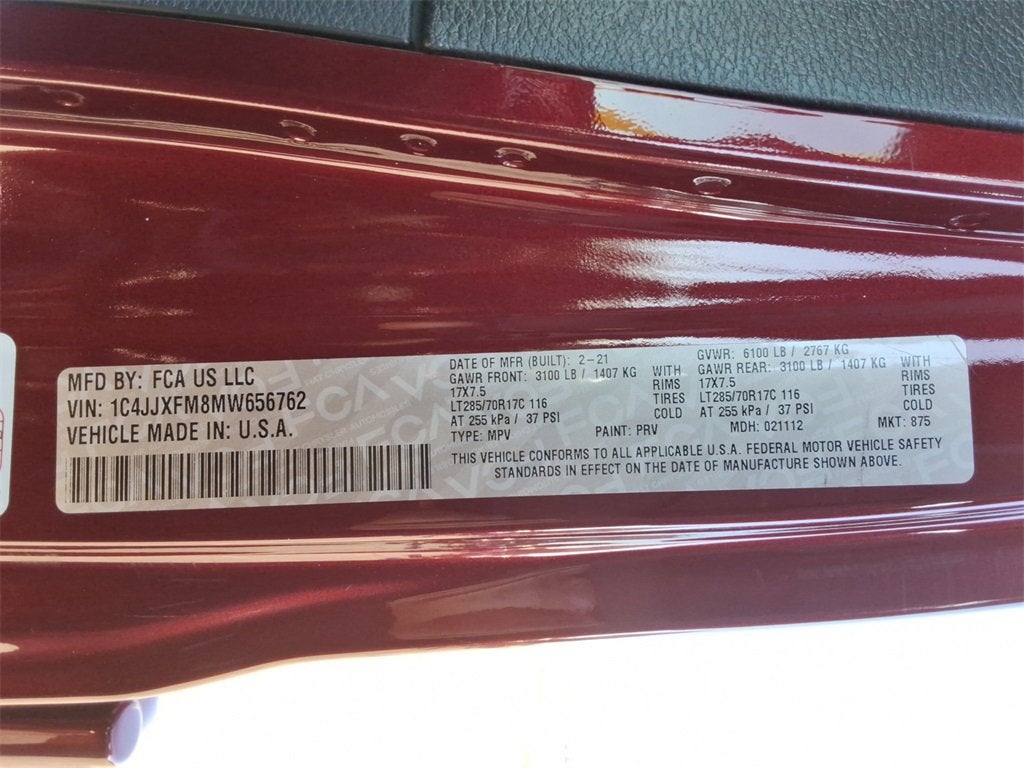 2021 Jeep Wrangler Unlimited Rubicon 4X4