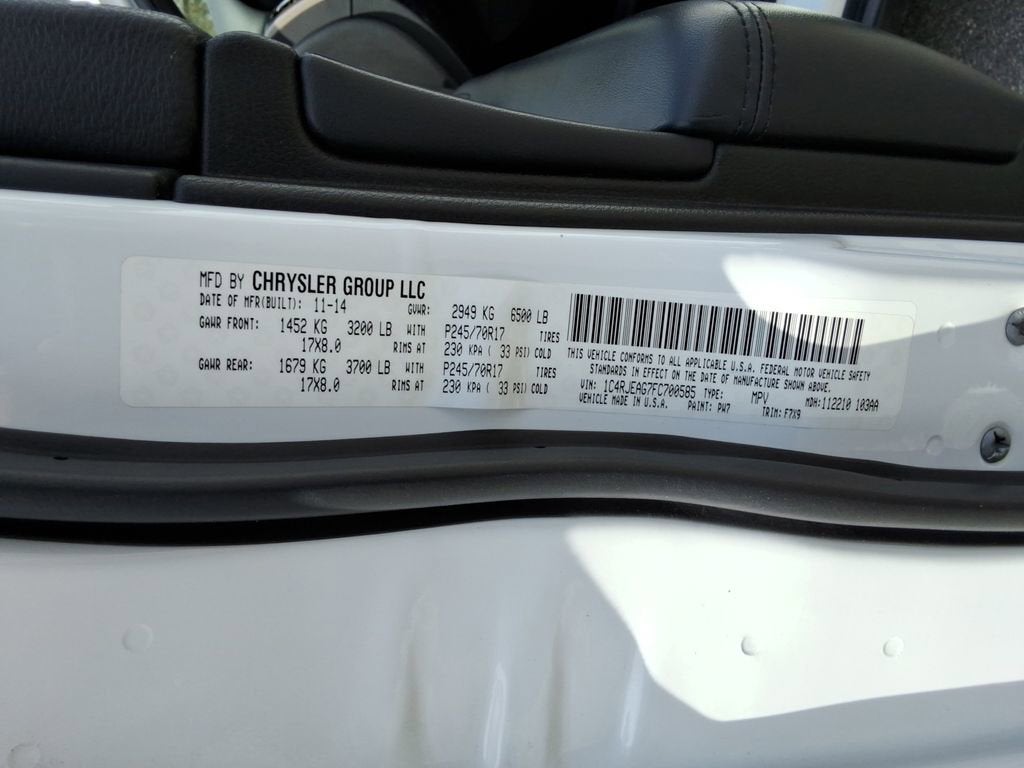 2015 Jeep Grand Cherokee Laredo