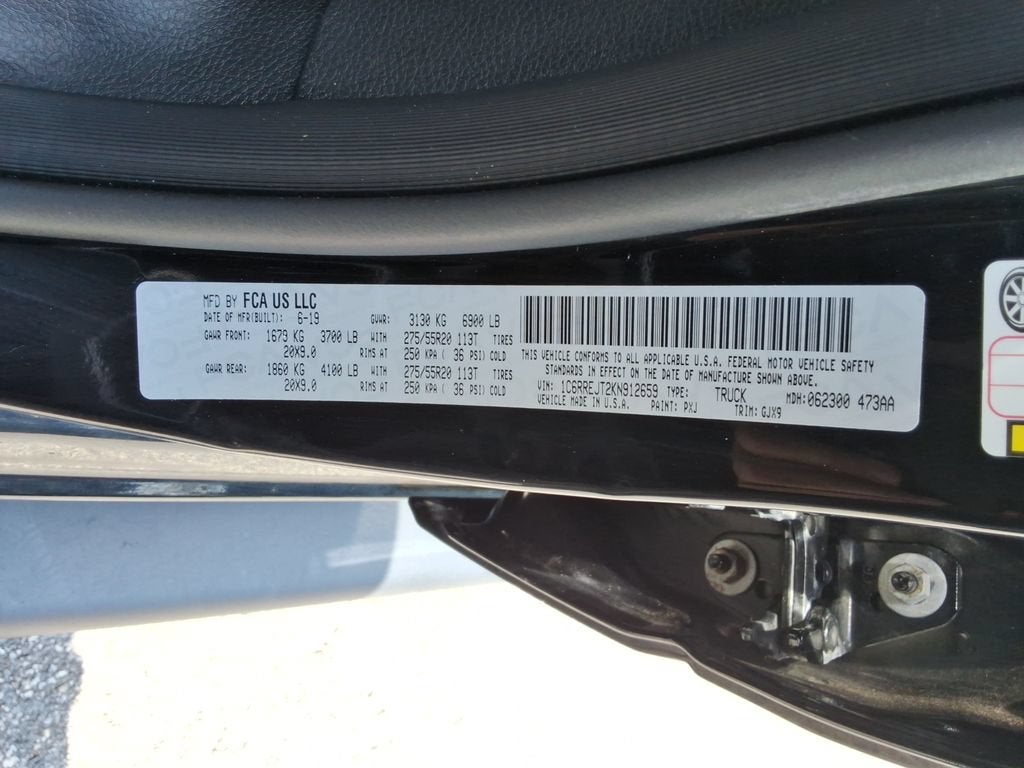 2019 RAM 1500 Laramie Crew Cab 4x2 5'7" Box