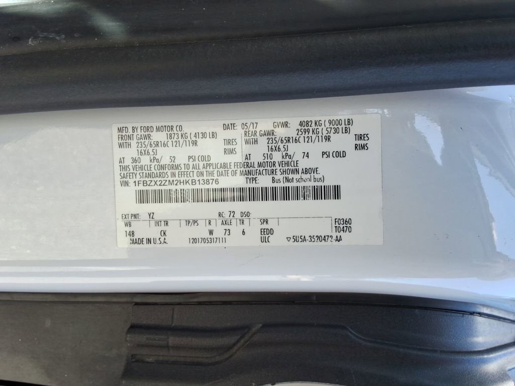 2017 Ford Transit-350 XL