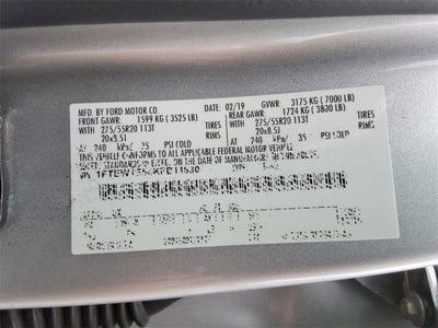 2019 Ford F-150 Platinum