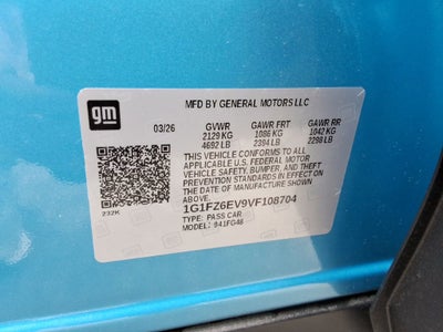 2027 Chevrolet Bolt RS