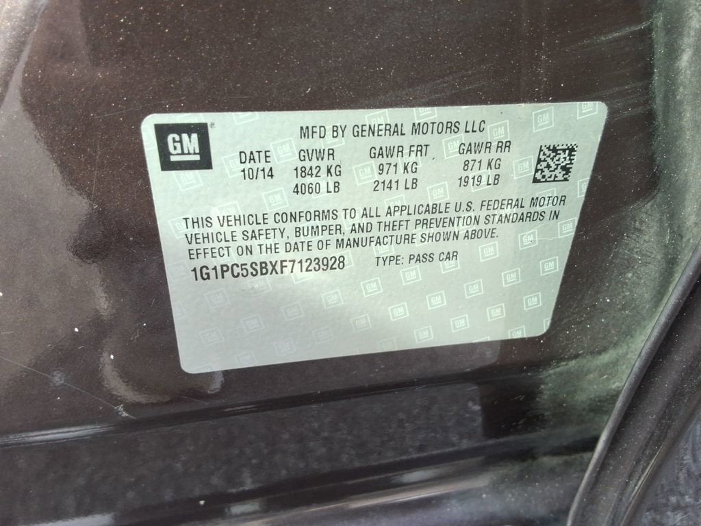 2015 Chevrolet Cruze LT