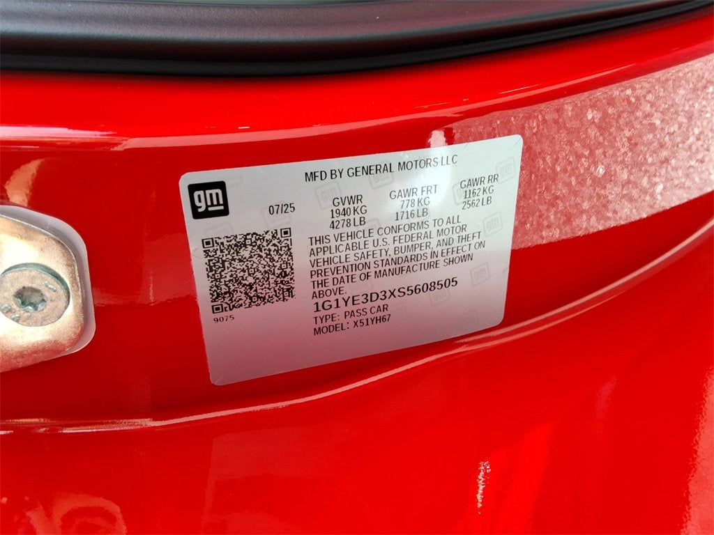 2025 Chevrolet Corvette Z06 2LZ