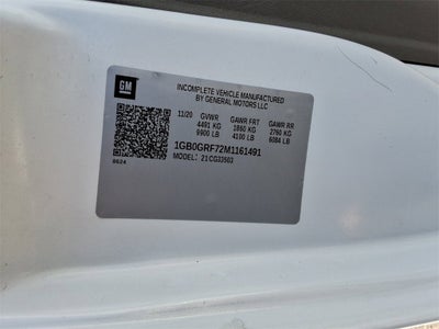 2021 Chevrolet Express Cutaway 3500 Work Van