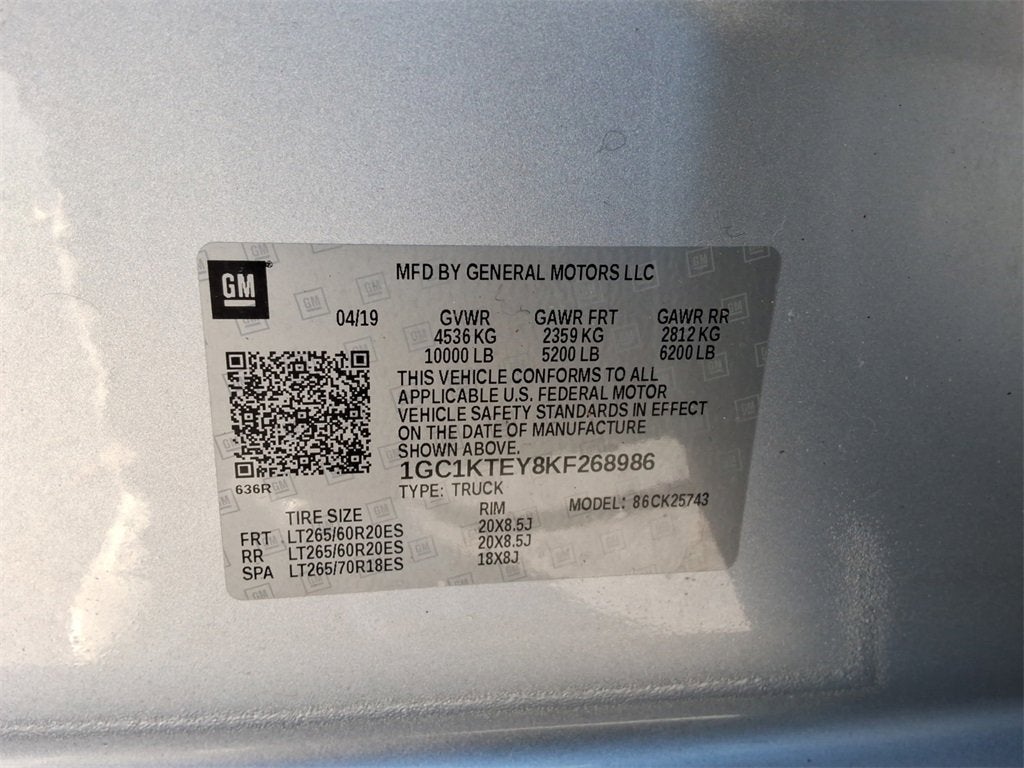 2019 Chevrolet Silverado 2500 HD LTZ