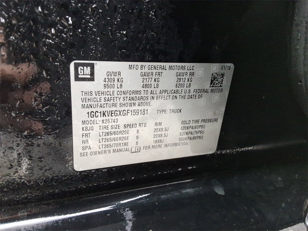 2016 Chevrolet Silverado 2500 HD LT