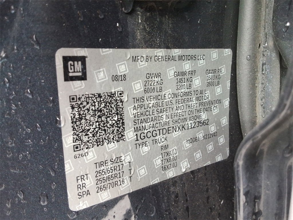 2019 Chevrolet Colorado 4WD Z71