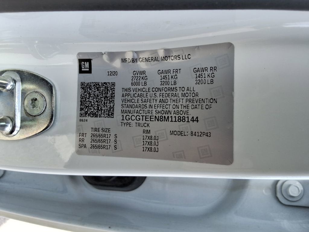 2021 Chevrolet Colorado 4WD ZR2