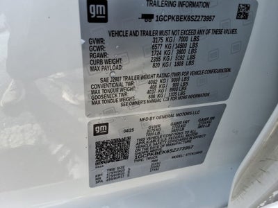 2025 Chevrolet Silverado 1500 Custom