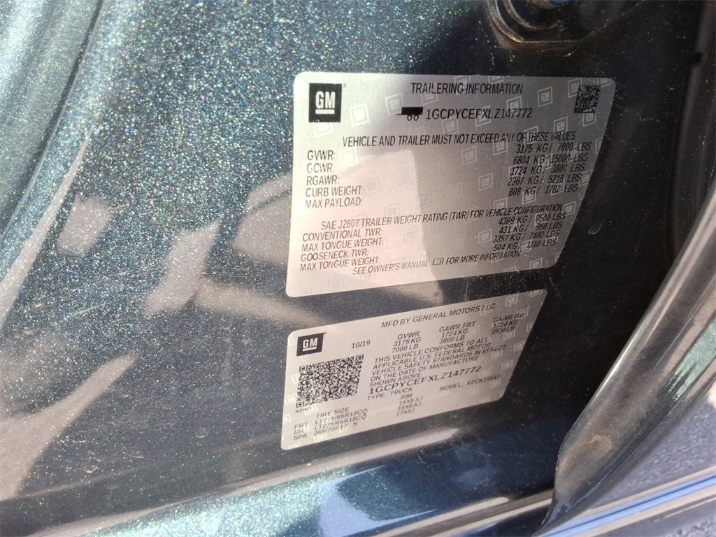 2020 Chevrolet Silverado 1500 Custom Trail Boss