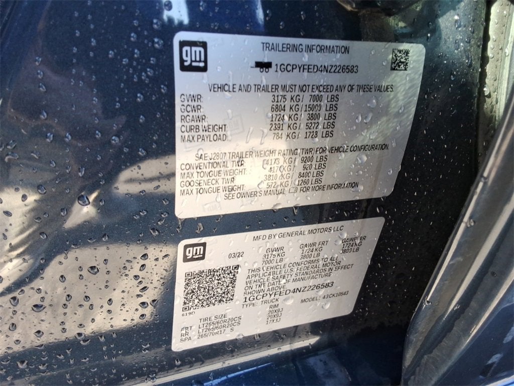 2022 Chevrolet Silverado 1500 LTD LT Trail Boss