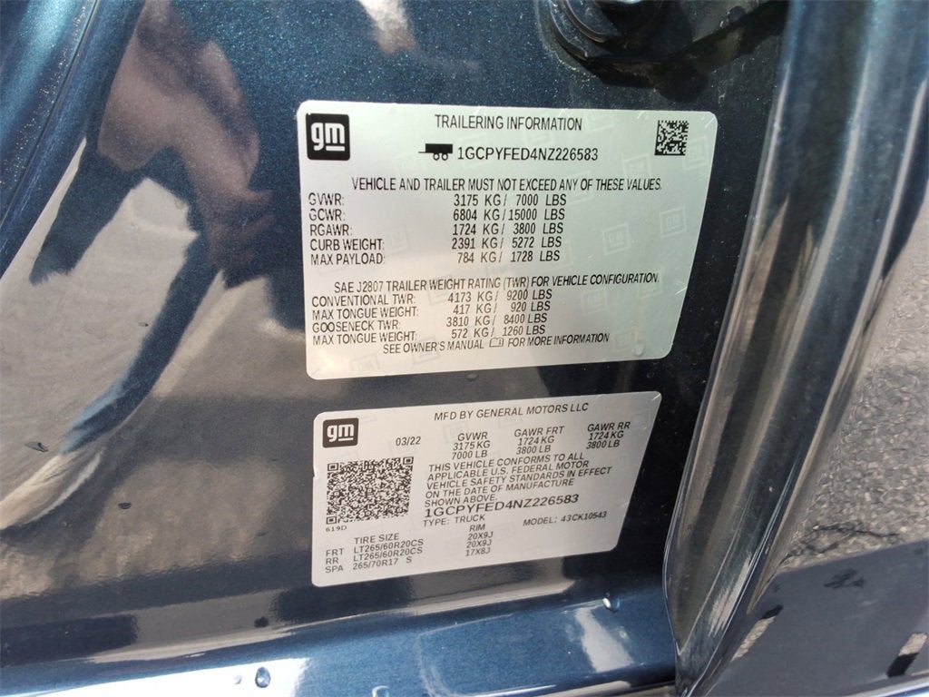 2022 Chevrolet Silverado 1500 LTD LT Trail Boss