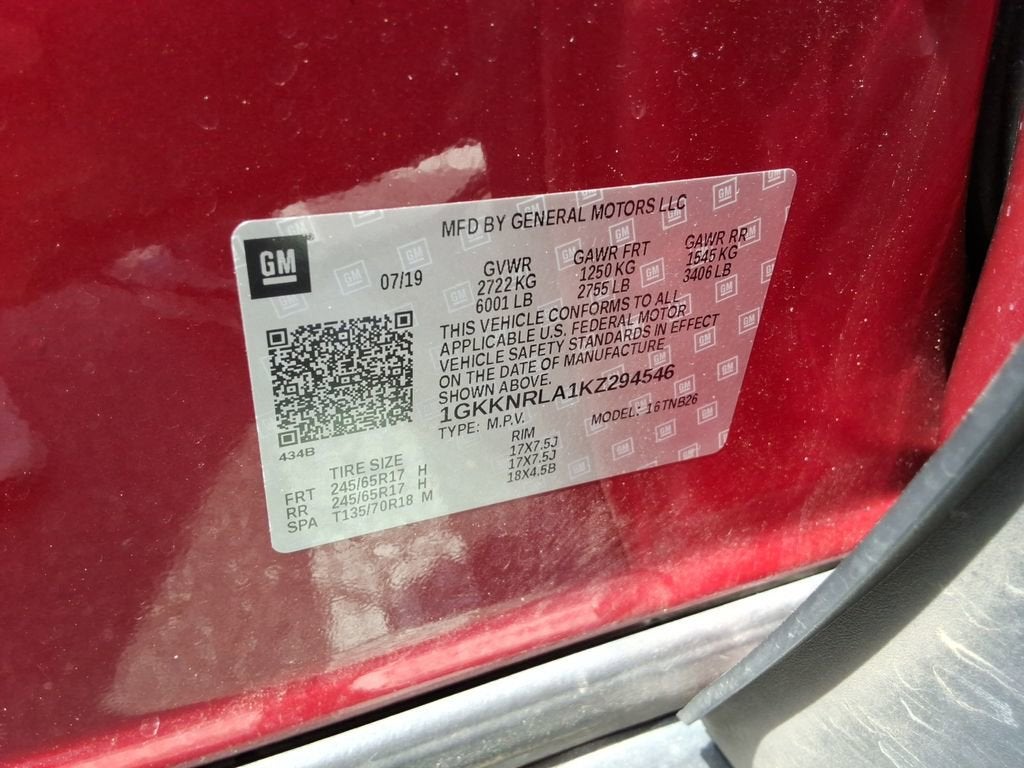 2019 GMC Acadia SLE