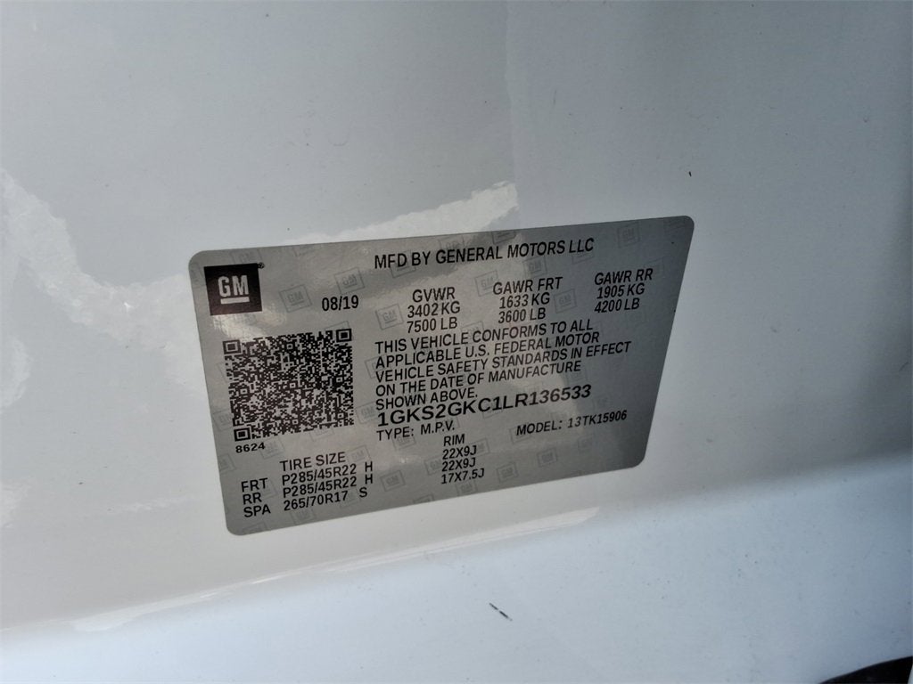 2020 GMC Yukon XL SLT