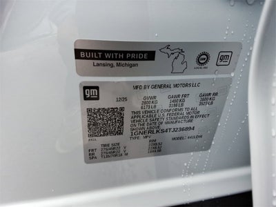 2026 Chevrolet Traverse RS