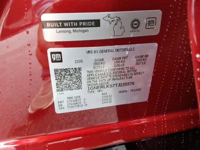 2026 Chevrolet Traverse RS