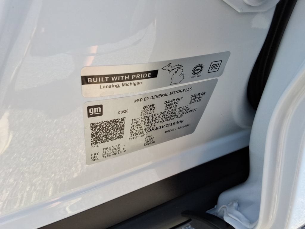 2027 Chevrolet Traverse Z71