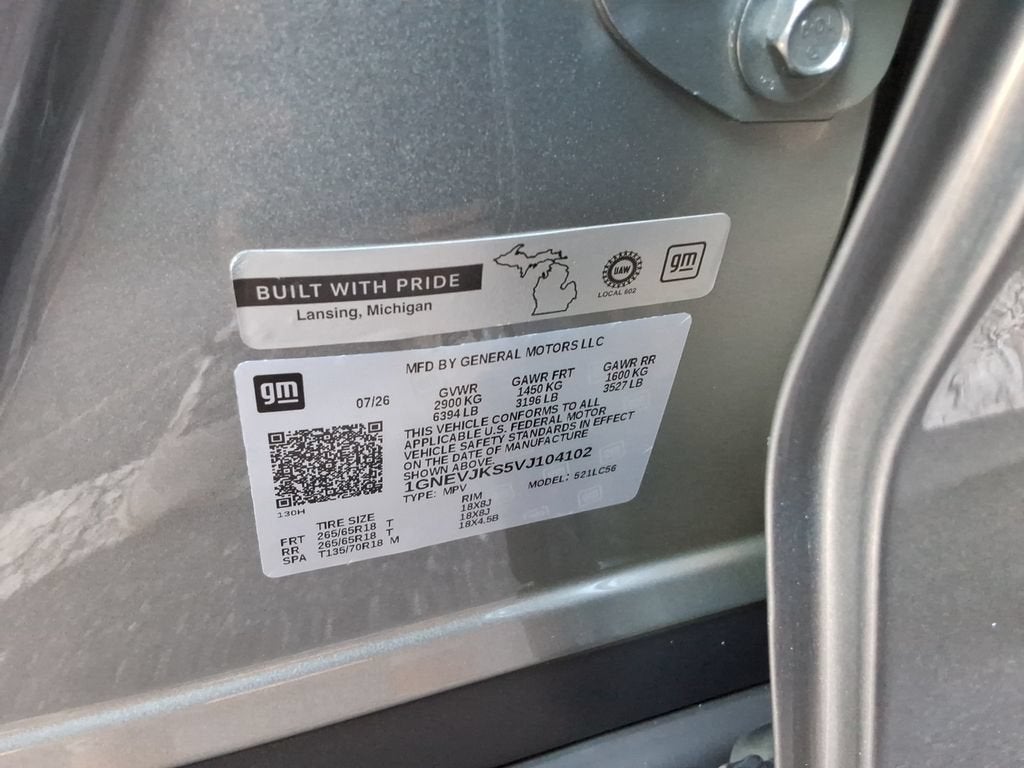 2027 Chevrolet Traverse Z71