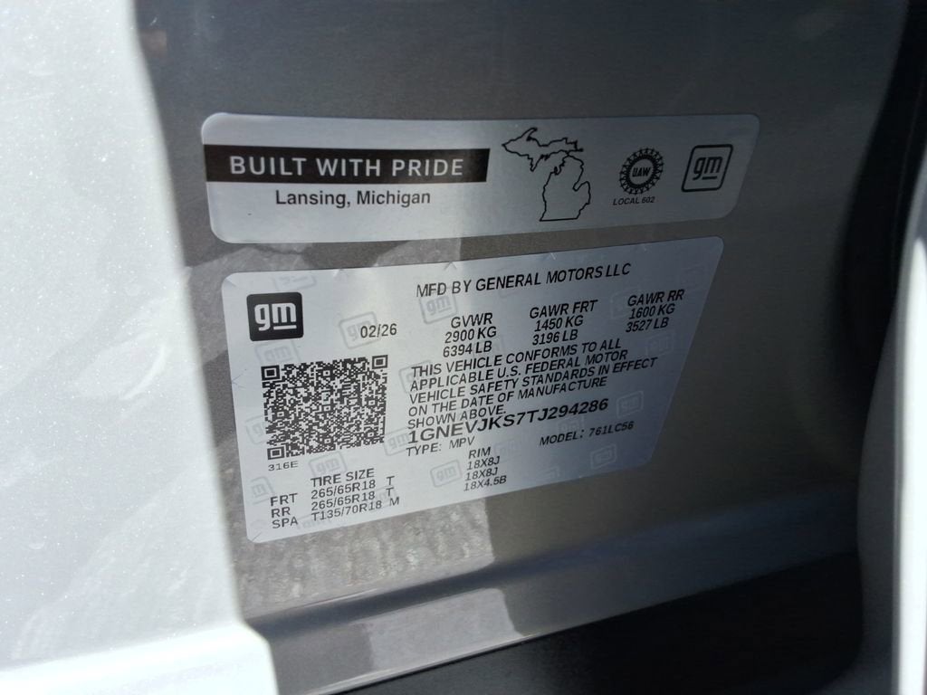 2026 Chevrolet Traverse Z71