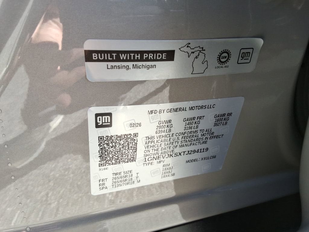 2026 Chevrolet Traverse Z71