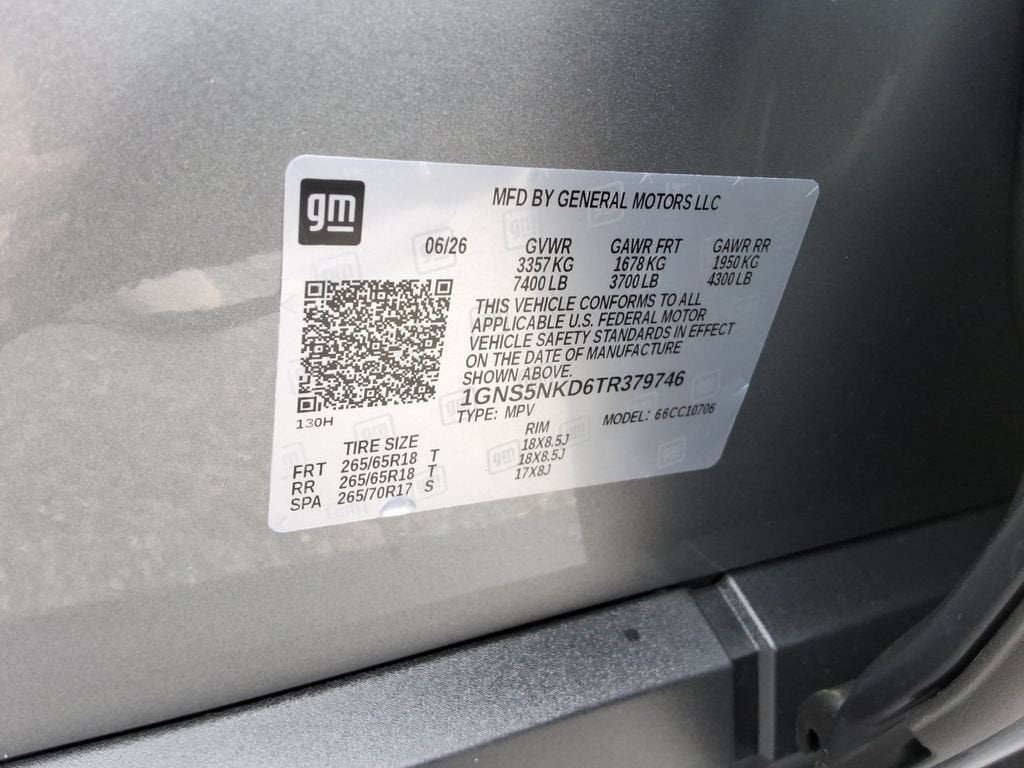 2026 Chevrolet Tahoe LT