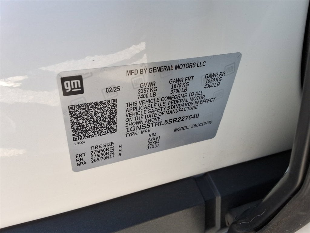 2025 Chevrolet Tahoe High Country