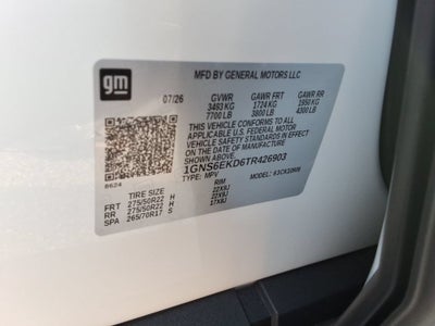 2026 Chevrolet Suburban RST