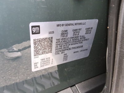 2026 Chevrolet Tahoe Z71