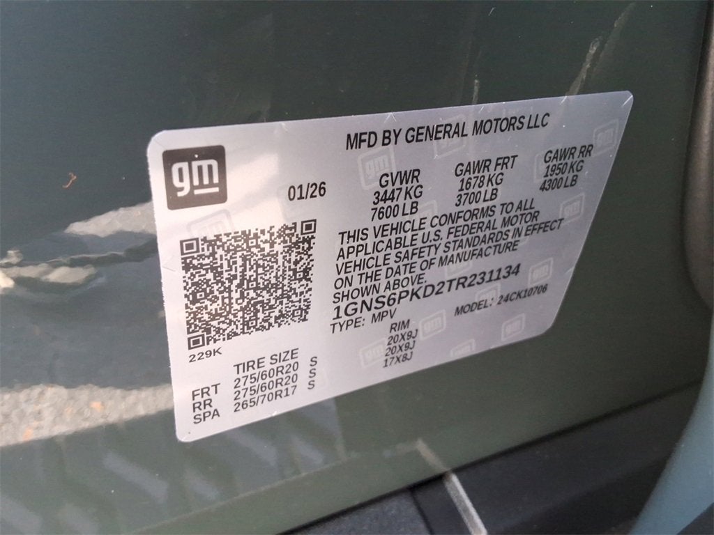 2026 Chevrolet Tahoe Z71