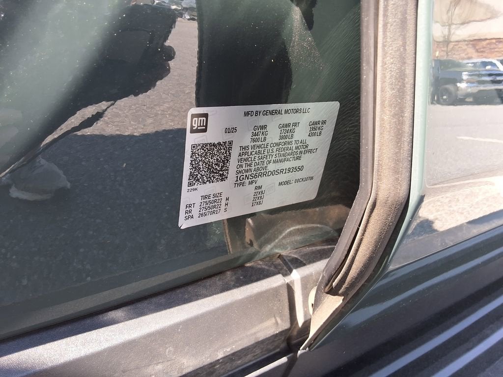 2025 Chevrolet Tahoe RST