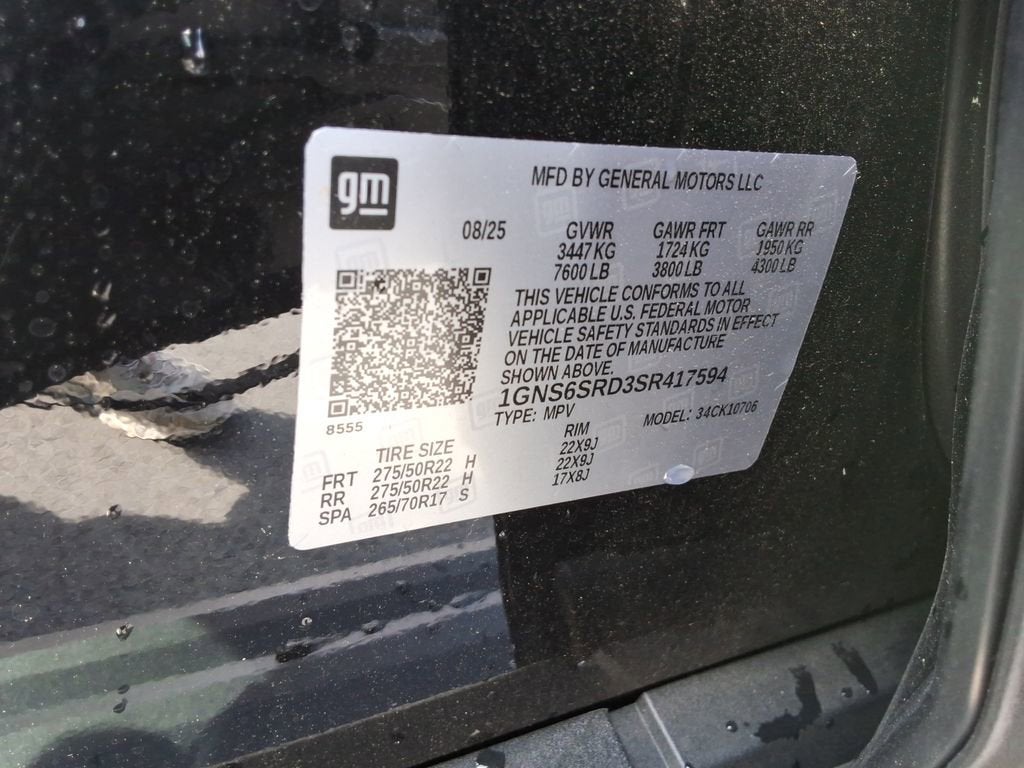 2025 Chevrolet Tahoe Premier