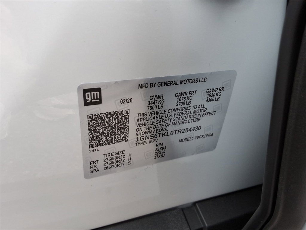 2026 Chevrolet Tahoe High Country