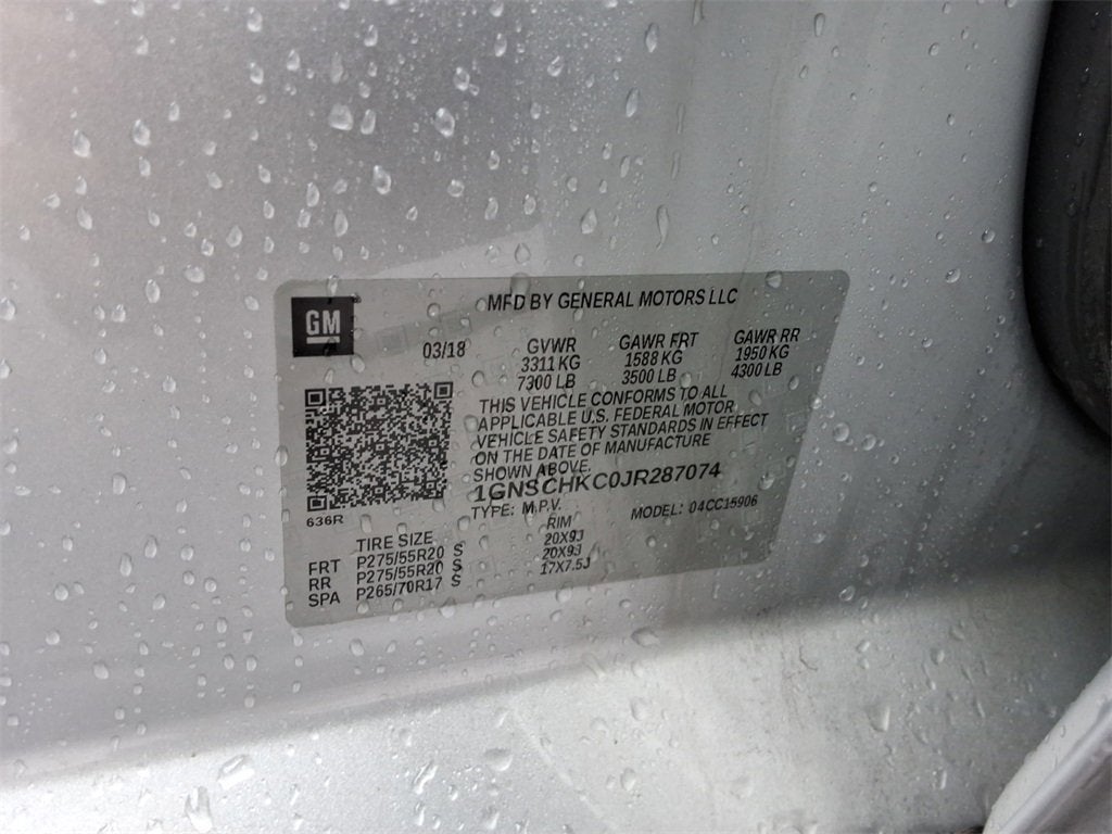 2018 Chevrolet Suburban LT