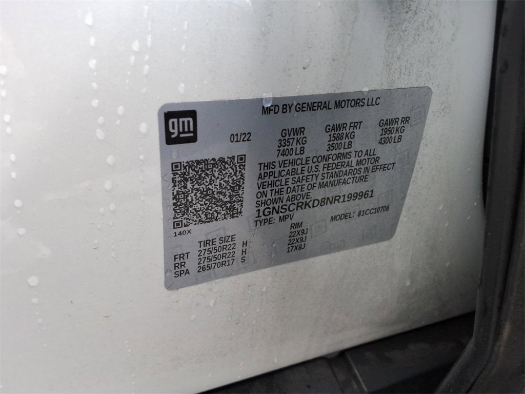 2022 Chevrolet Tahoe RST