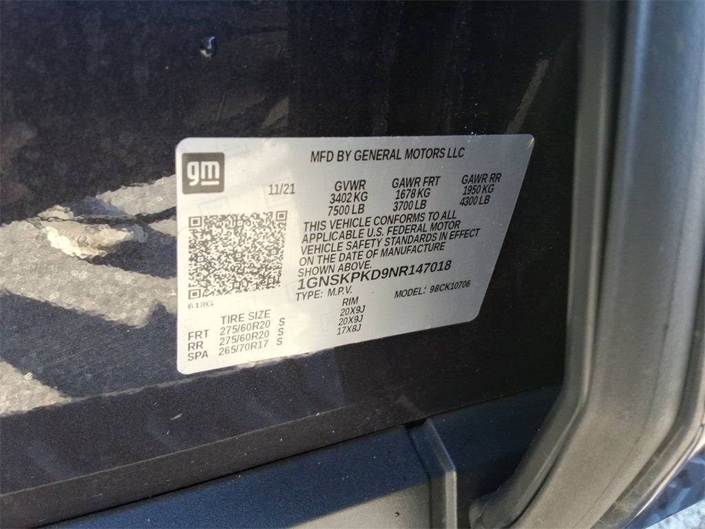 2022 Chevrolet Tahoe Z71