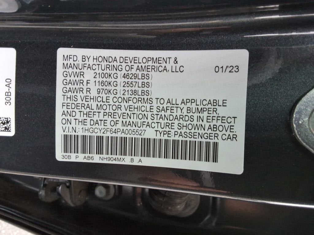 2023 Honda Accord Hybrid EX-L