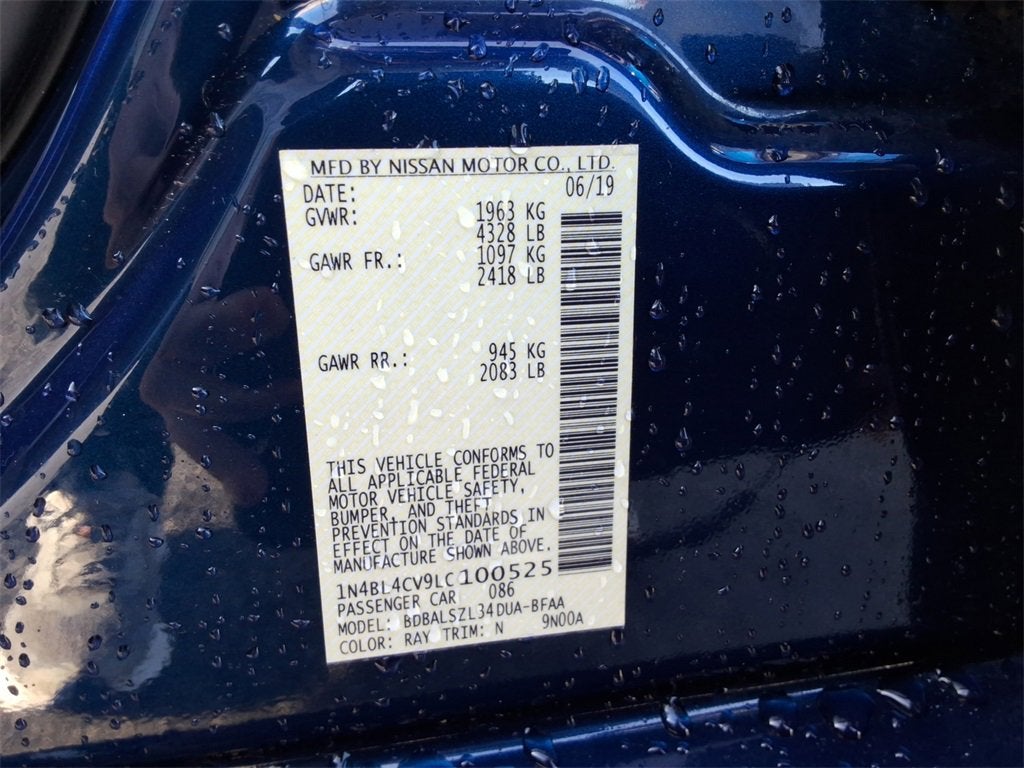 2020 Nissan Altima SR FWD