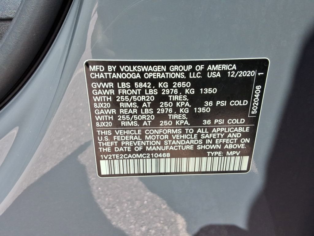 2021 Volkswagen Atlas Cross Sport 3.6L V6 SEL Premium