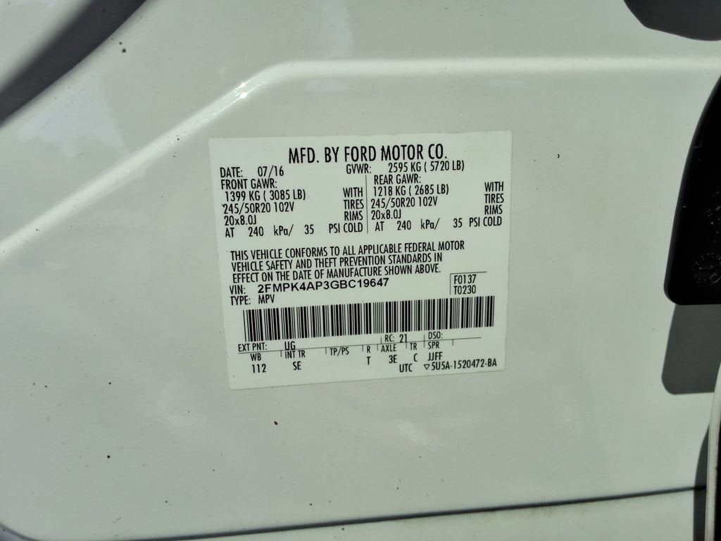 2016 Ford Edge Sport