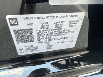 2025 Chevrolet Silverado 2500 HD Custom