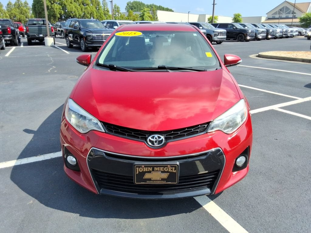 Used 2015 Toyota Corolla S Plus with VIN 2T1BURHE9FC442095 for sale in Dawsonville, GA