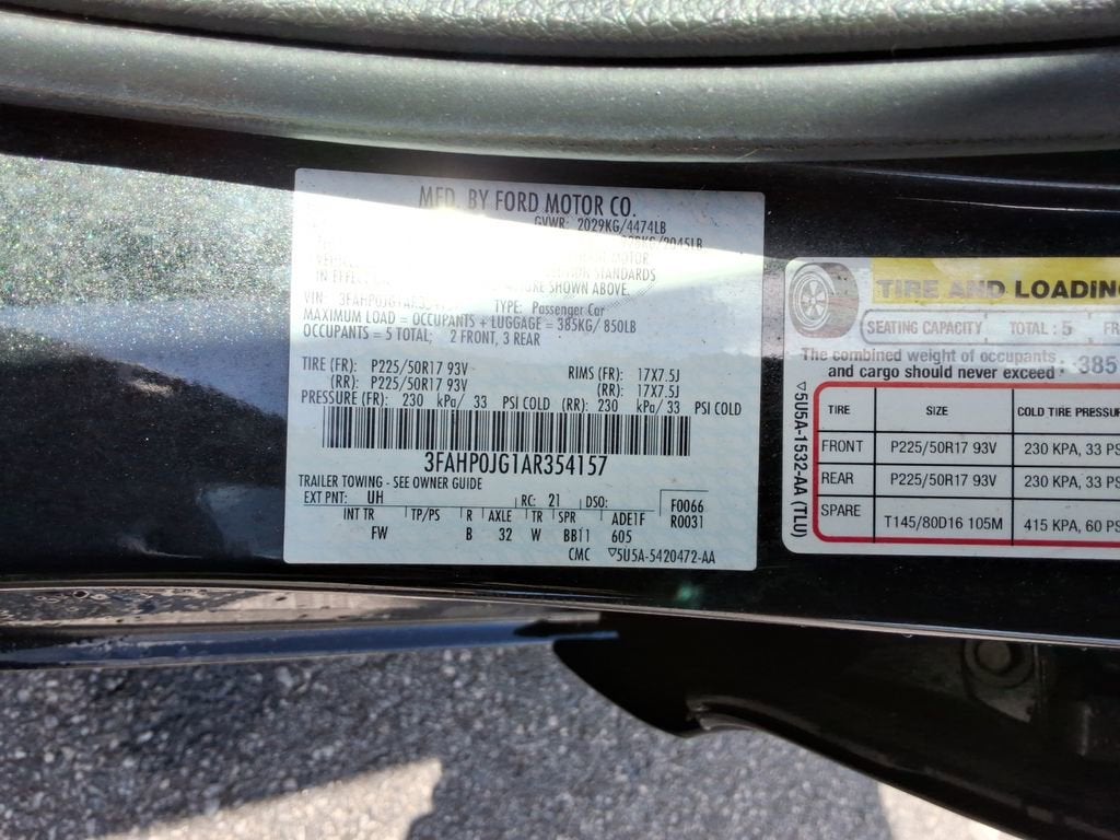 2010 Ford Fusion SEL