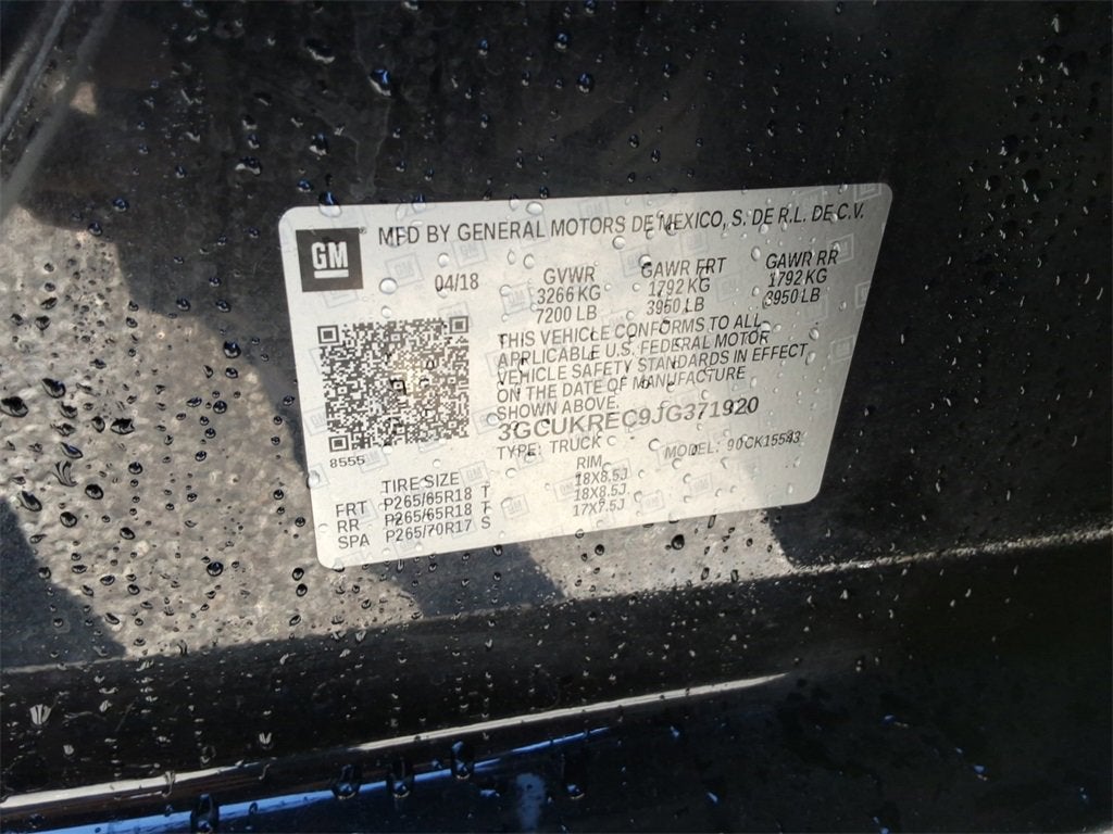 2018 Chevrolet Silverado 1500 LT