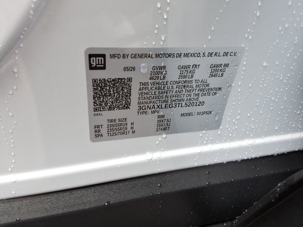 2026 Chevrolet Equinox RS