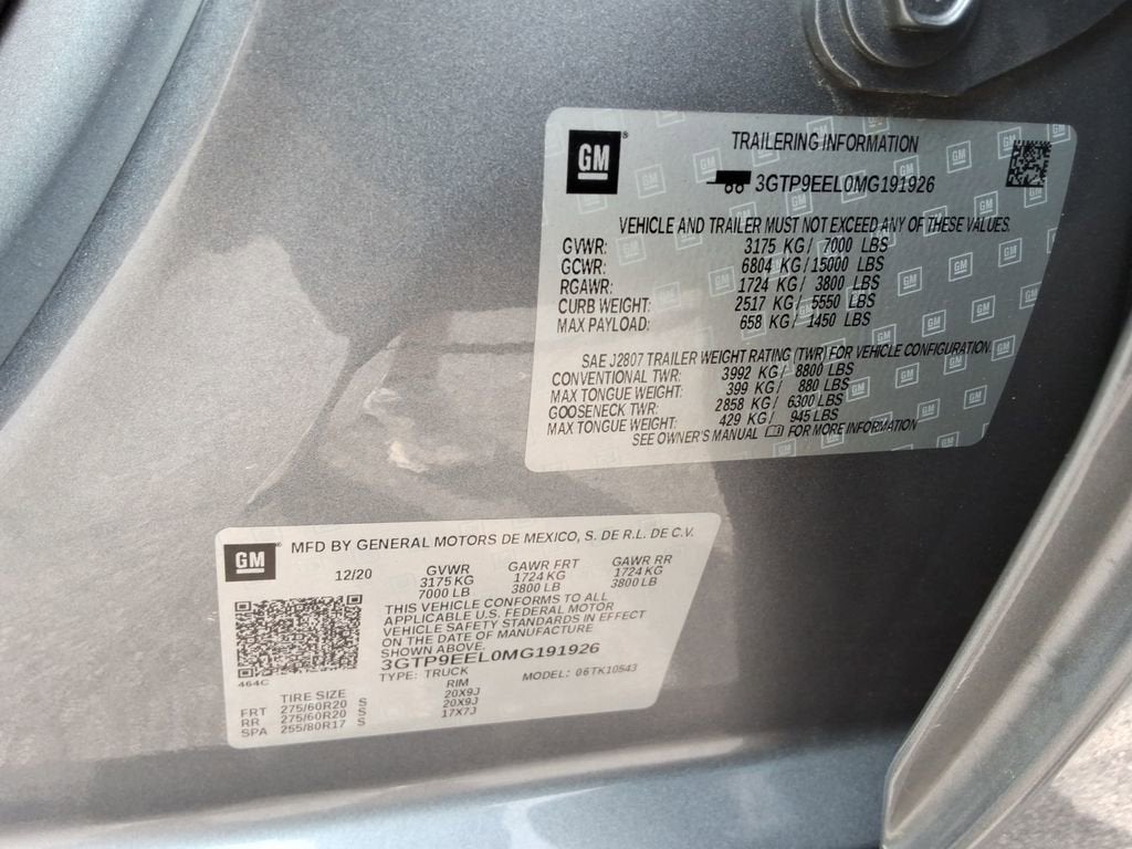 2021 GMC Sierra 1500 AT4