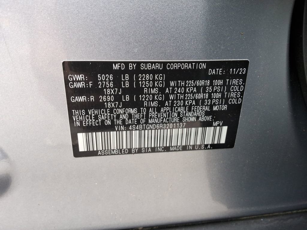 2024 Subaru Outback Limited XT